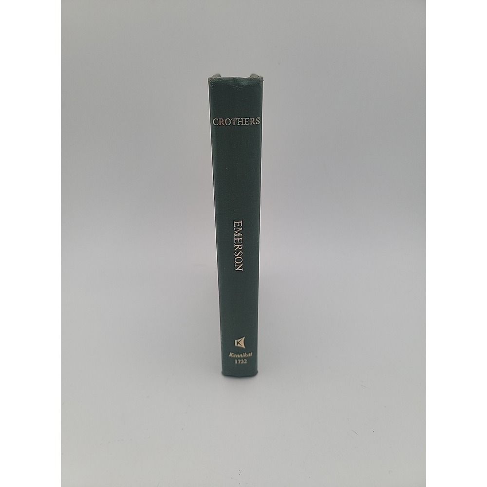 Samuel McChord Crothers Ralph Waldo Emerson Hardcover 1973 Reissue Ex Con No DJ